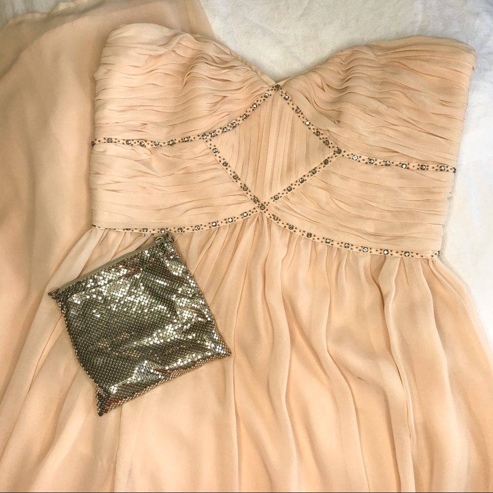 Light Pink Strapless Gown